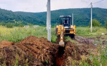 В селе Ширяево началась газификация участков  для многодетных семей