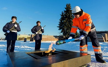 Всероссийская акция «Храним огонь Победы» ПАО «Газпром»  стартовала 